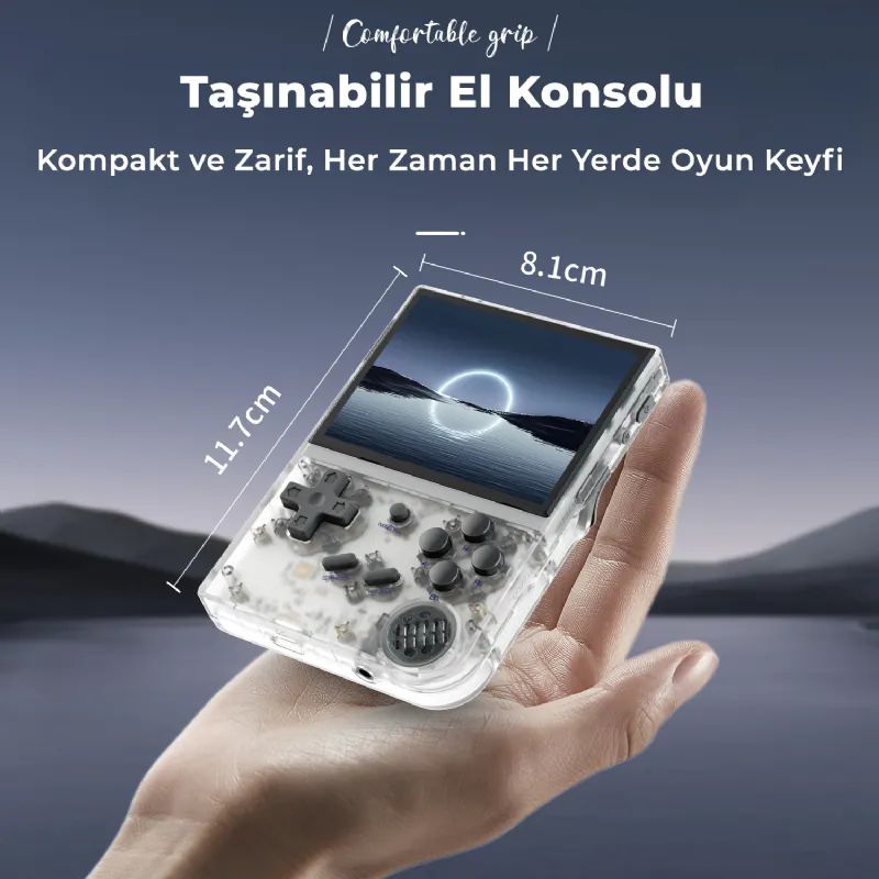 ANBERNIC RG 35XX 2024 Beyaz 64gb Tetris