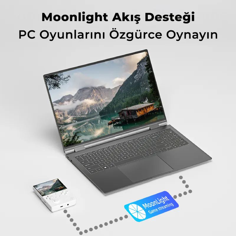 ANBERNIC RG 40XXV Beyaz 64gb Tetris