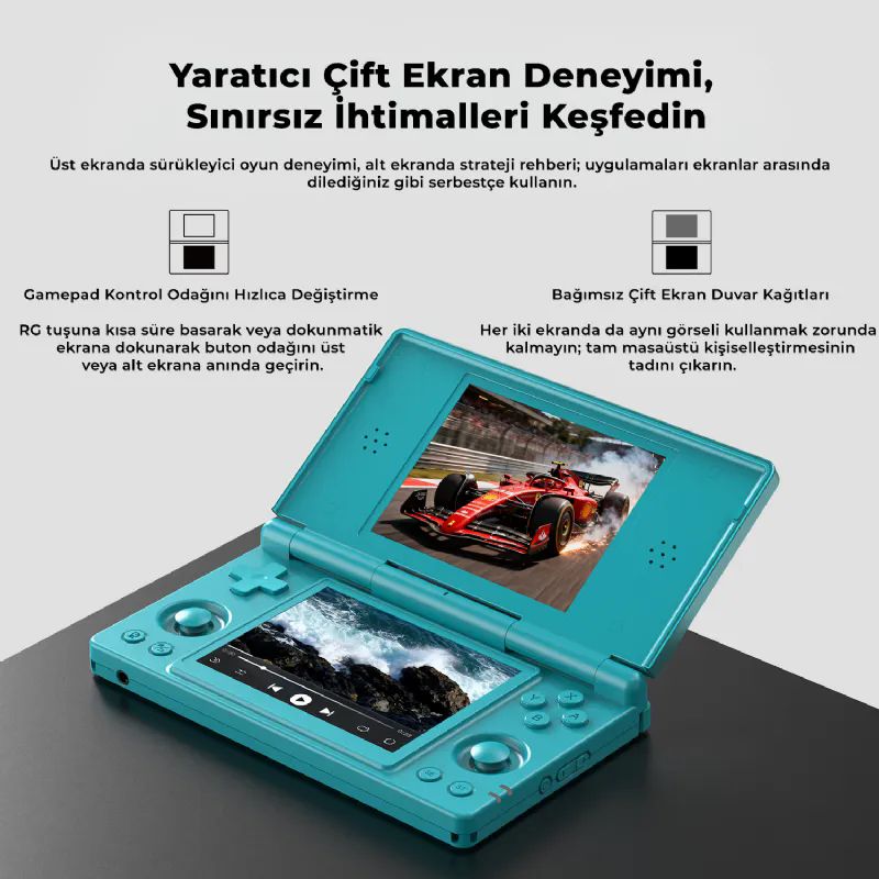 ANBERNIC RG DS Mavi Tetris