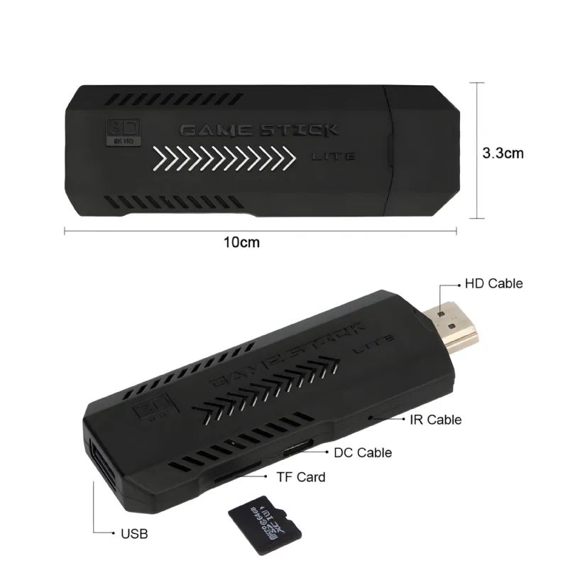 Game Stick X2 Plus Oyun Konsolu