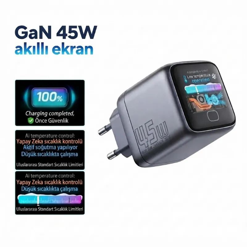 GanPower GN-01 45W Yapay Zekal� Set �arj