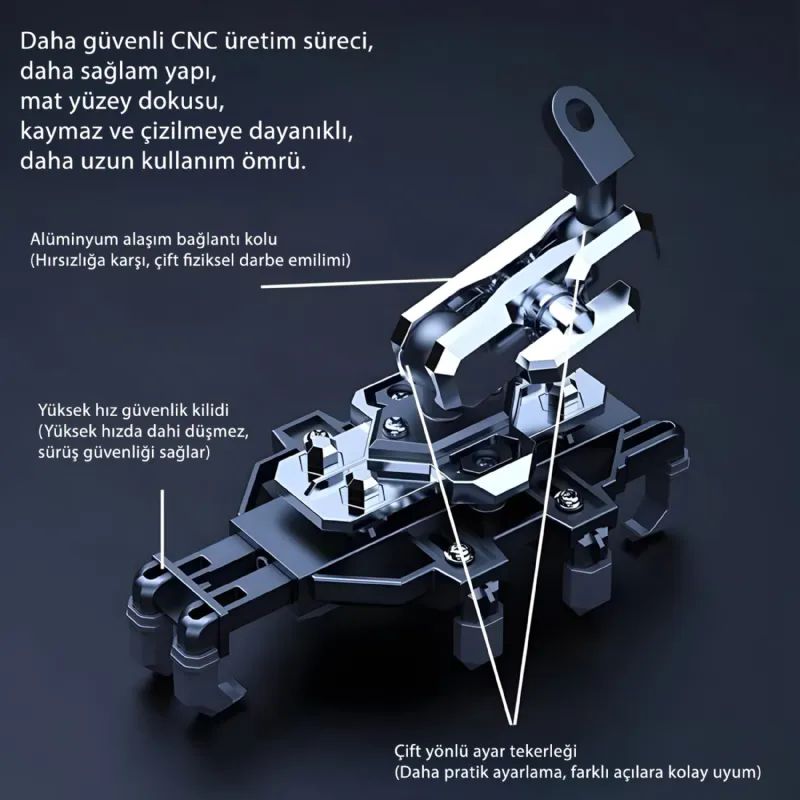 H08 Motorsiklet i�in Telefon Tutucu