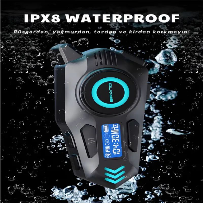 Helmet K09 20 ki�iye kadar ba�lanan intercom