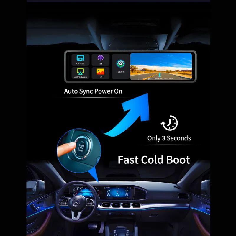 iDragon C3 Carplay Ak�ll� Ara� Monit�r� ve Kamera