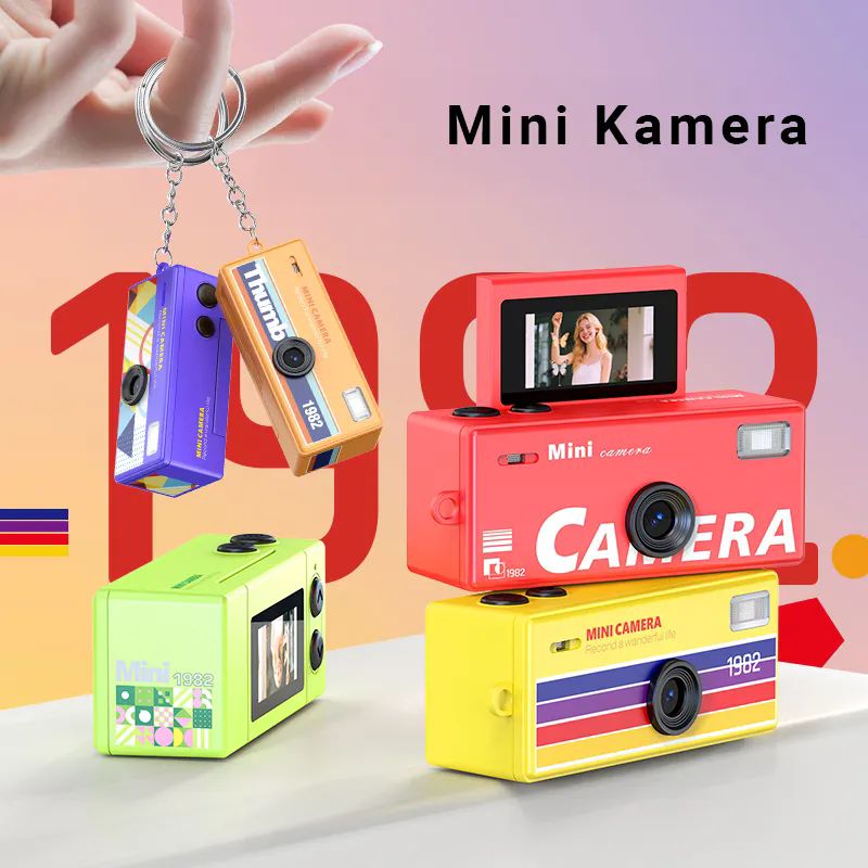 idragon LK-030 Pembe Mini Ekran �evirmeli Foto�raf Makinas�