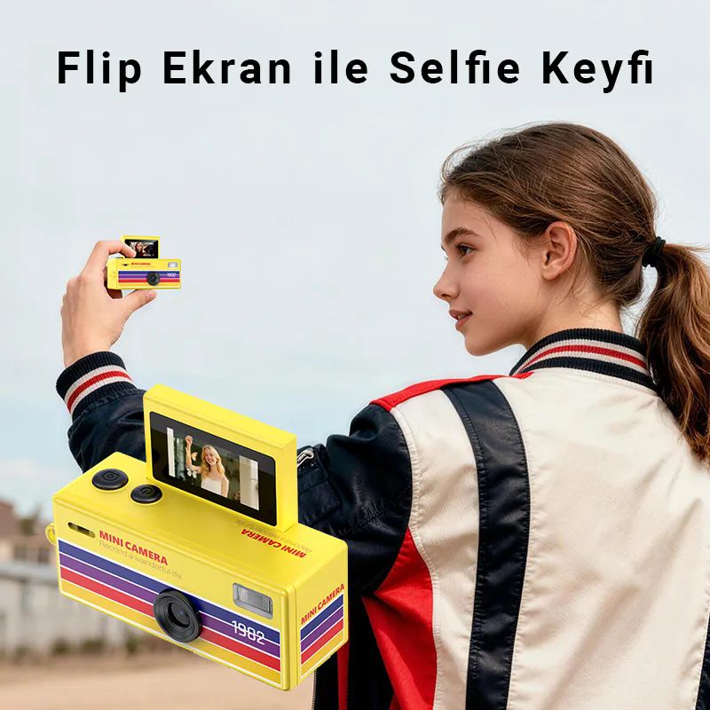 idragon-LK-030-Pembe-Mini-Ekran-Cevirmeli-Fotograf-Makinasi