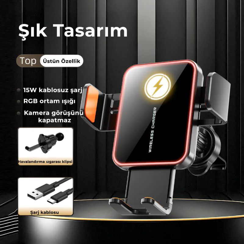 idragon-SD15-Sarjli-Telefon-Tutucu