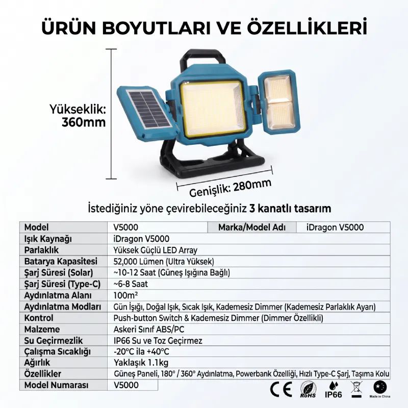 idragon V5000 Lamba