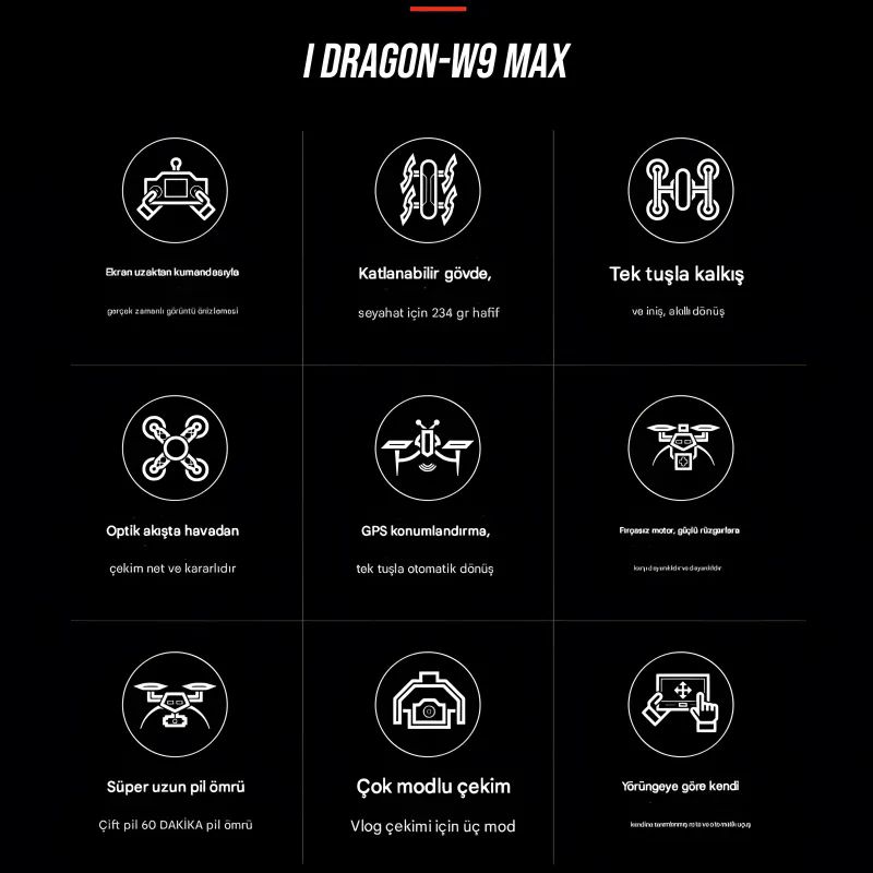 iDragon-W9-Max-Drone