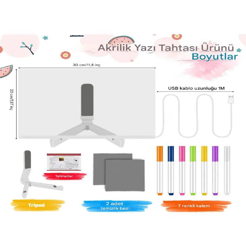 iDragon-Yt-01-30x20-Cm-Yazi-Tahtasi