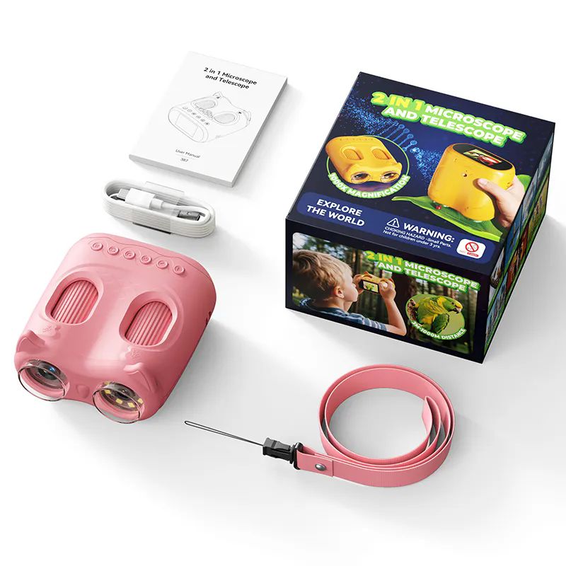 Myscope 387 Pembe Mikroskop