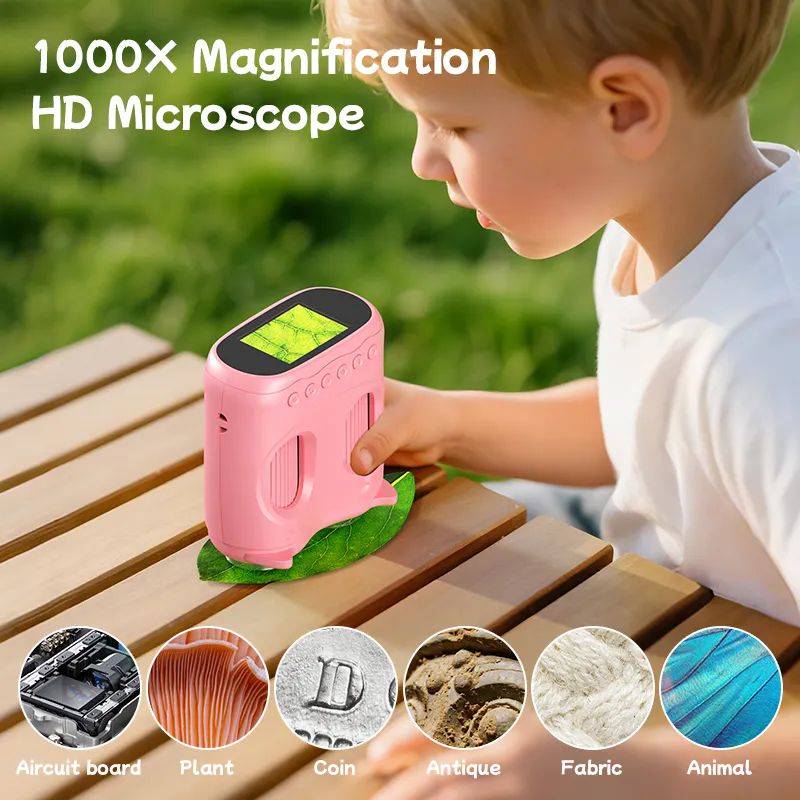 Myscope 387 Pembe Mikroskop