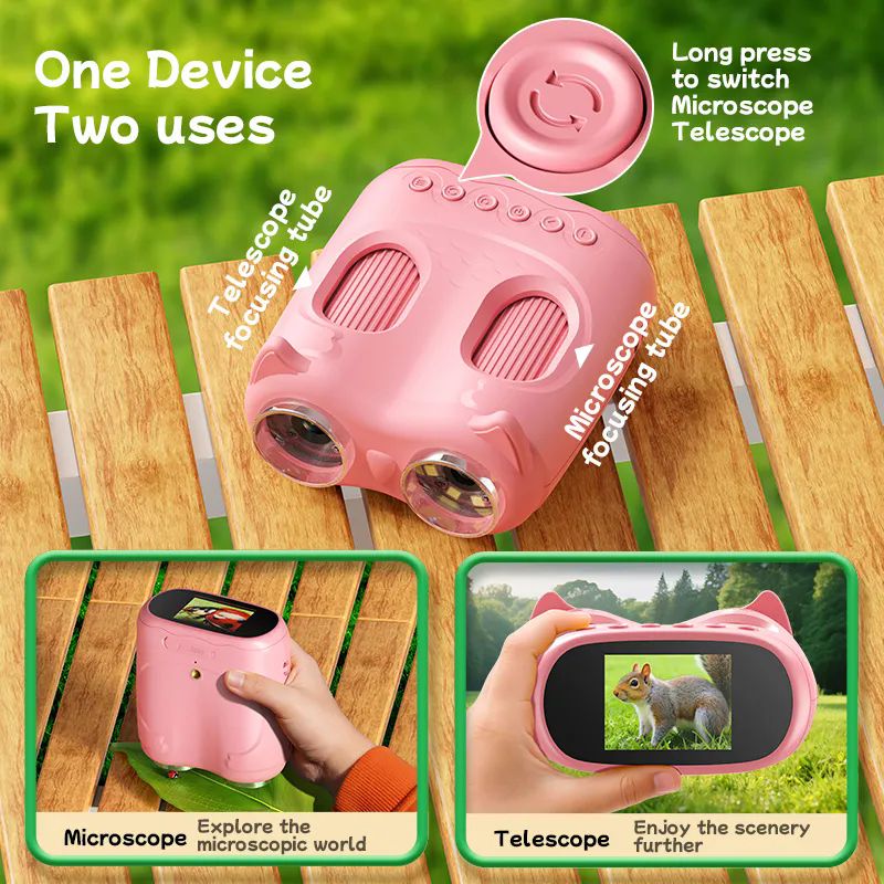 Myscope-387-Pembe-Mikroskop