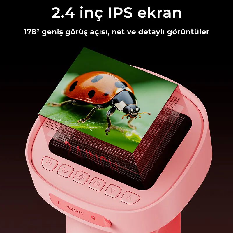 Myscope-395-Pembe-Mikroskop