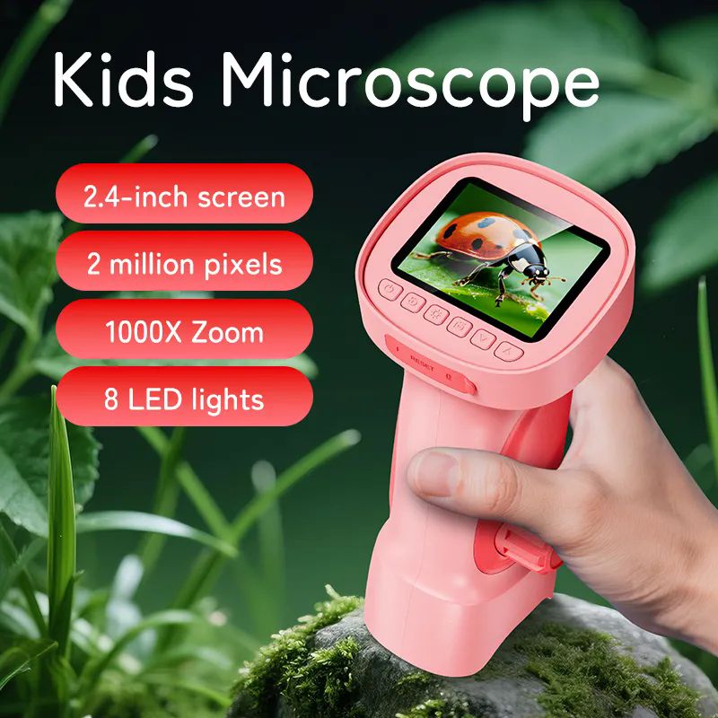 Myscope 395 Pembe Mikroskop