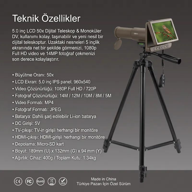 Myscope UM053 Teleskop