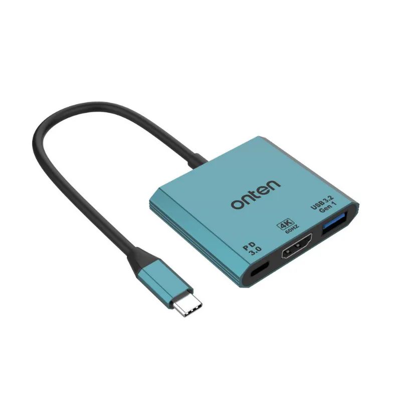 Onten UC301 3 in 1 4K 60Hz 3.0 Usb ile HDMI Adapt�r