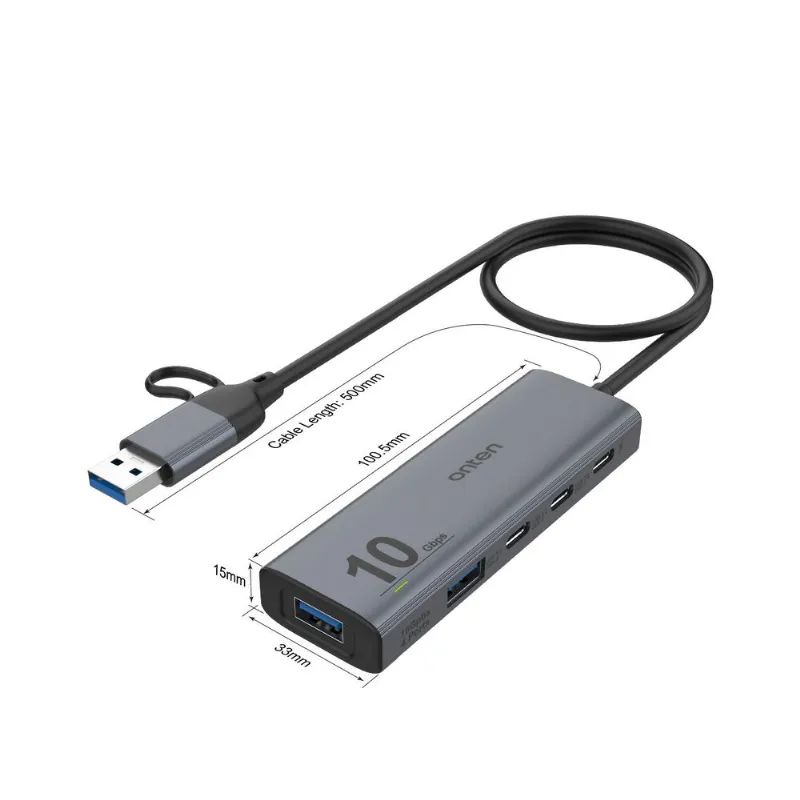 Onten UCA612 5 in 2 10Gbps 3.2 Usb �oklay�c�
