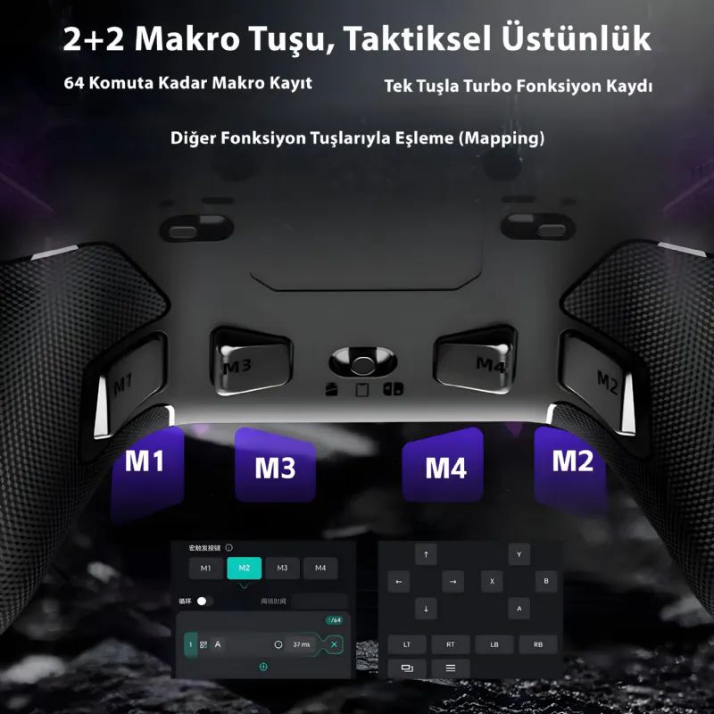 Pxn PXN-P5 8K Oyun Kolu Siyah