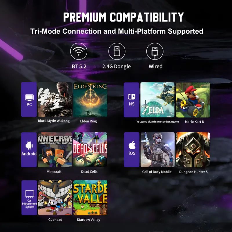 Pxn PXN-P5 8K Oyun Kolu Siyah