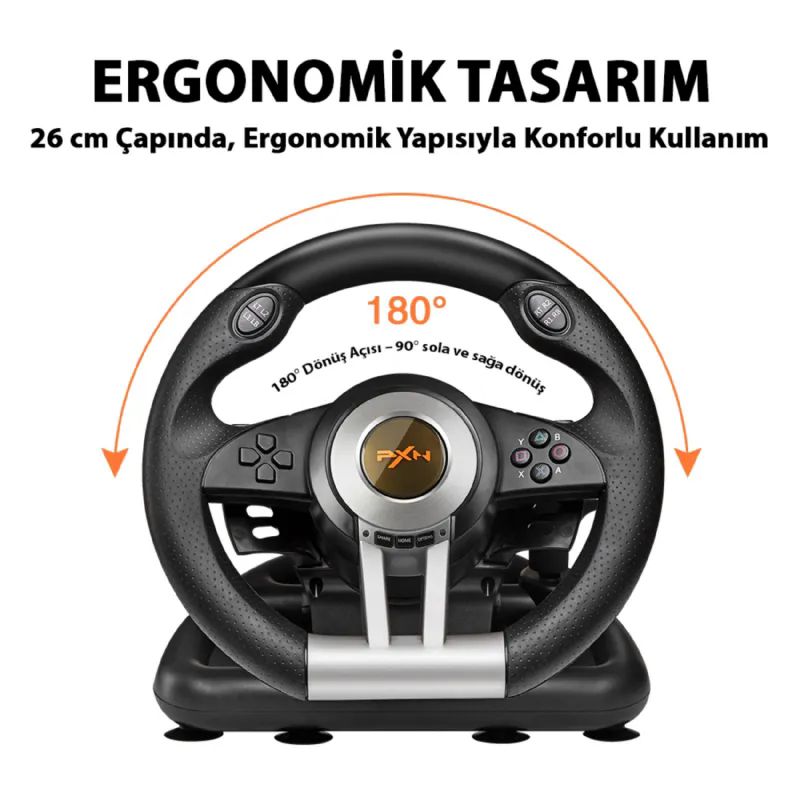Pxn Pxn-V3 Pro 180 Derece Direksiyon Set Oyun Konsolu
