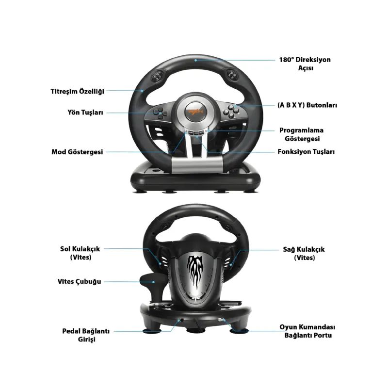 Pxn-Pxn-V3-Pro-PS5-Uyumlu-180-Derece-Direksiyon-Set-Oyun-Konsolu