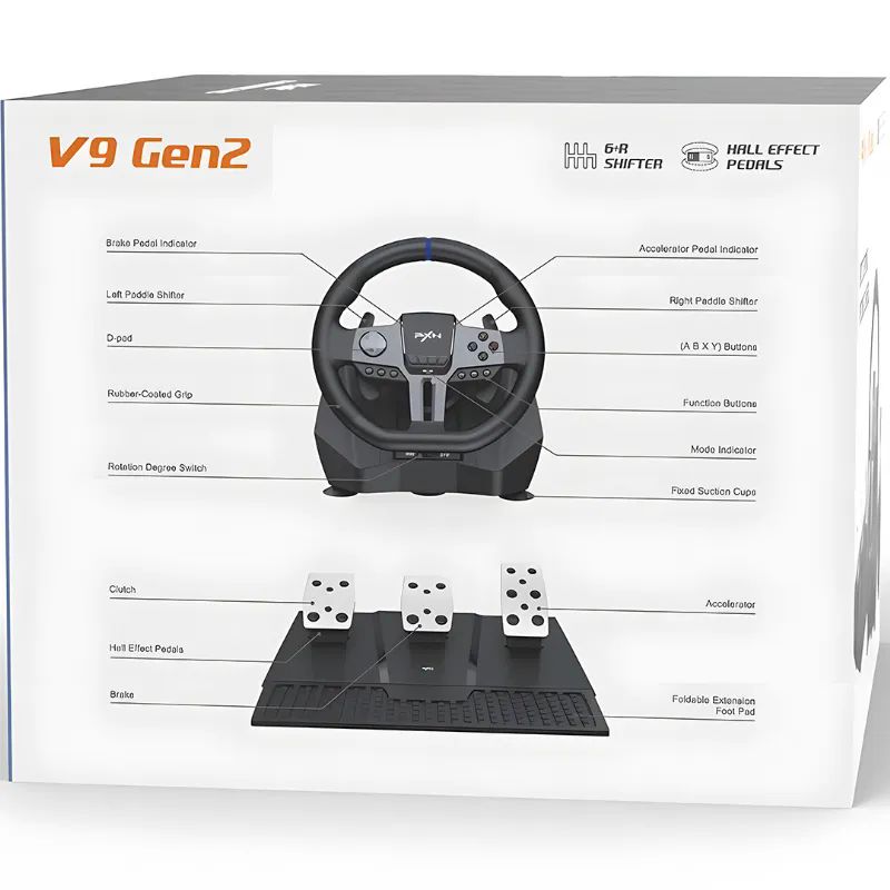 Pxn Pxn-V9 Gen2 Direksiyon Set Oyun Konsolu