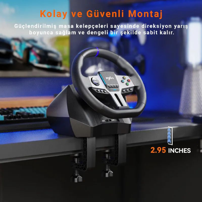 Pxn Pxn-V900 Gen2 Direksiyon Set Oyun Konsolu