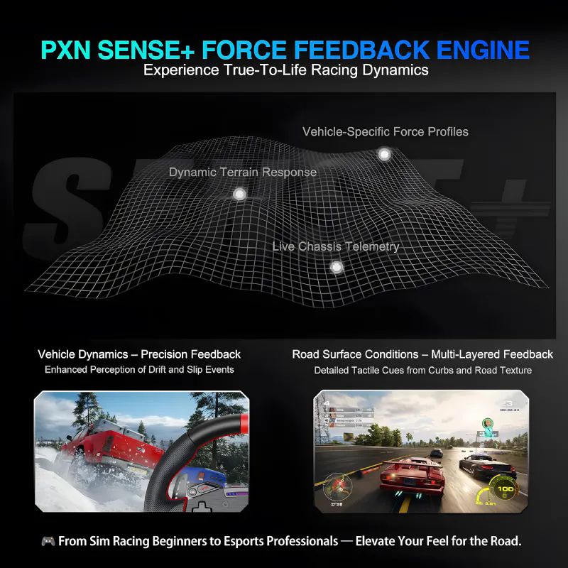 Pxn Pxn-Vd4 Bundle 280mm Direksiyon Set Oyun Konsolu