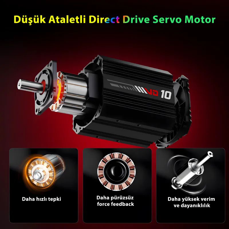PXN VD10 10nm Direksiyon Motoru